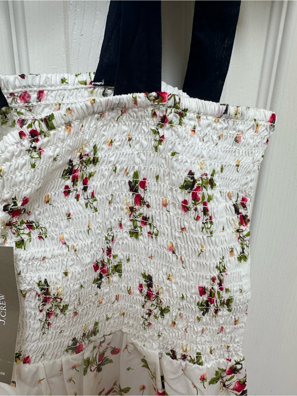 NWT J.Crew Floral Tie-Shoulder Maxi Dress/Coverup - Picture 6 of 10